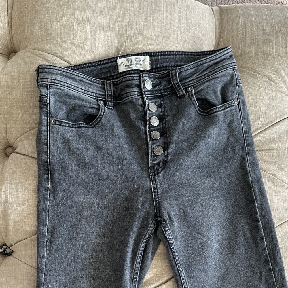 We The Free Dark Gray Jeans - Picture 2 of 7